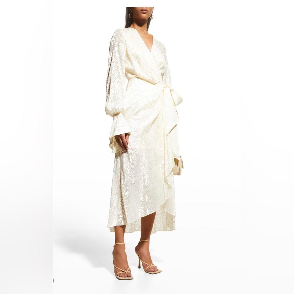Acler cream wayside dress